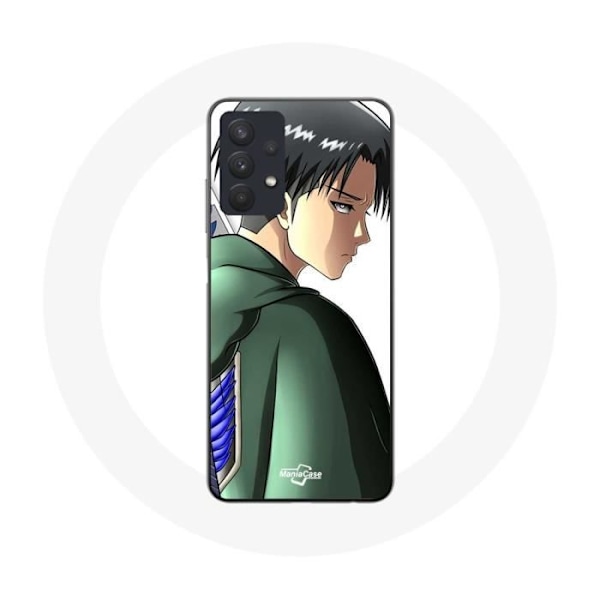 Coque för Samsung Galaxy A32 5G L'Attaque des Titans Levi Ackerman Anime Affisch