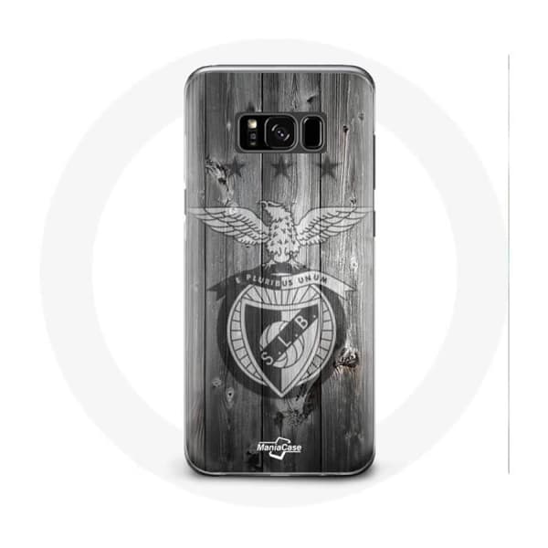Coque - SLB Benfica - Samsung Galaxy S8 - Blød - Grå - Syntetisk Grå