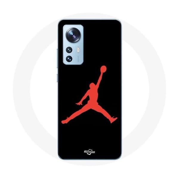 Coque för Xiaomi Mi 12 / 12X Michael Jordan-logotyp Röd