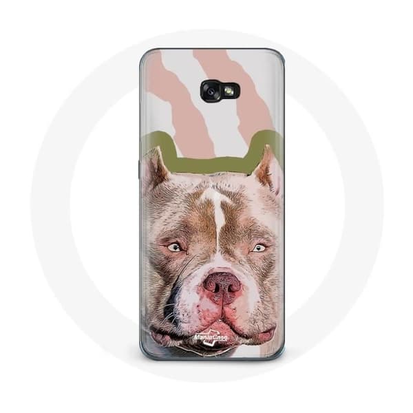 Cover til Samsung Galaxy A5 2016 Brune Pitbull Hund