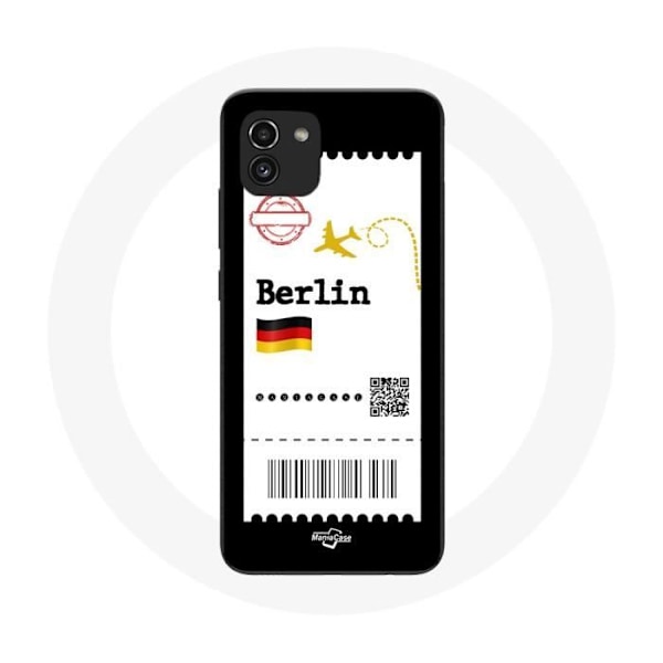 Samsung Galaxy A03 Fodral Flygbiljett Berlin
