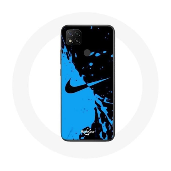 Coque Xiaomi Redmi 9C Nike Logotyp Blå och Svart