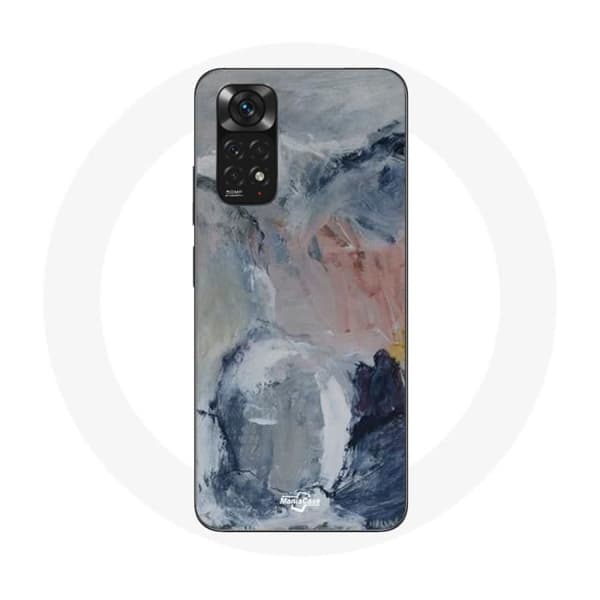 Coque - Xiaomi - Redmi Note 11 4G - Mjuk - Grå - Abstrakt textur Grå
