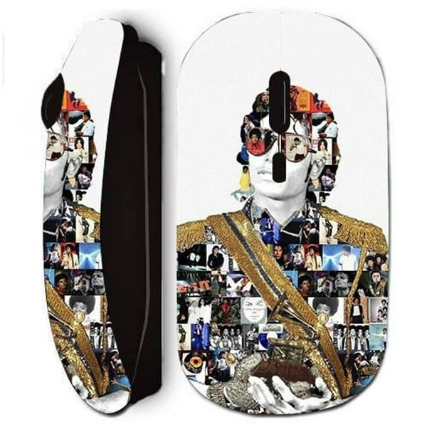 Trådlös Mus - Michael Jackson - Legend - Ergonomisk - Optisk - Svart