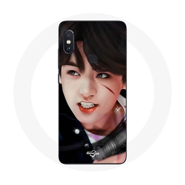 Coque för Xiaomi Redmi Note 5 Pro BTS Bangtan Sonyeondan Jungkook Fanart