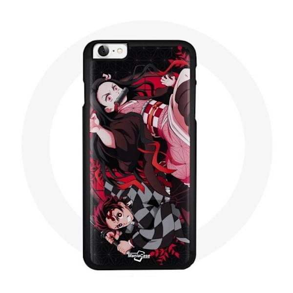 Fodral för Iphone 6 Plus - Maniacase - Demon Slayer - Mjuk - Svart - Unisex