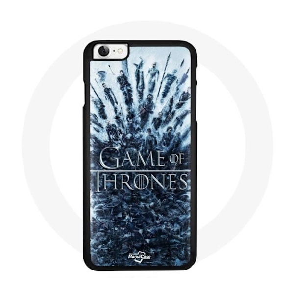 Coque för Iphone SE Game of Thrones säsong 8 Avsnitt 1 Järntronen Figurer logotyp Grå