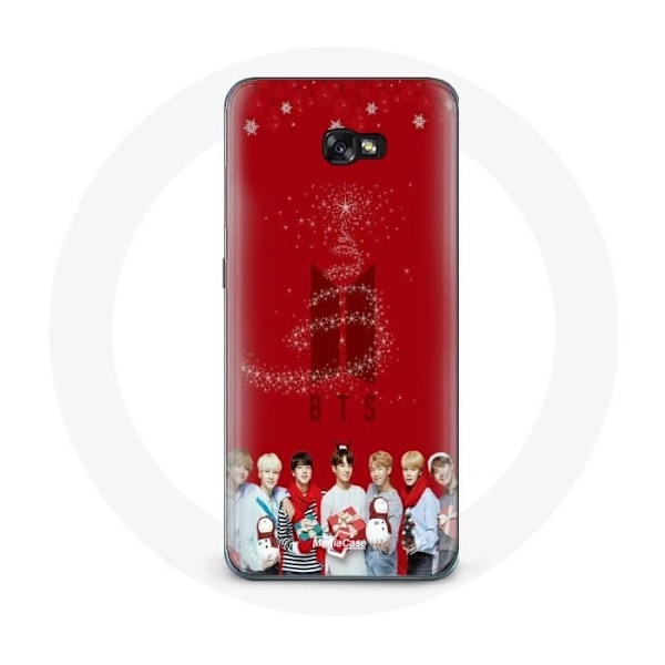 Skydd för Samsung Galaxy A5 BTS Bangtan Killar Röd Bakgrund Julklapp 2023