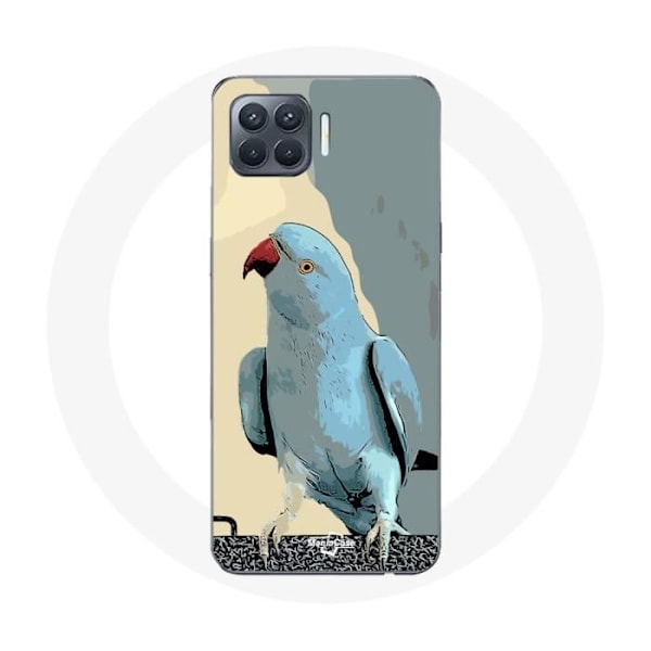 Coque - Oppo - A93 - Flexibel - Parakiter - Blå Blå