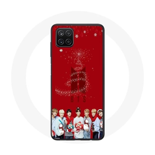 Coque för Samsung Galaxy A42 5G BTS Bangtan Boys Röd Bakgrund Julklapp 2023