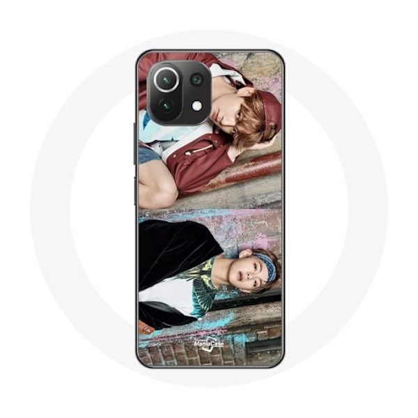 Coque för Xiaomi Mi 11 Lite BTS Kim Taehyung och Jungkook Taekook Teaser Not Today You Never Walk Alone