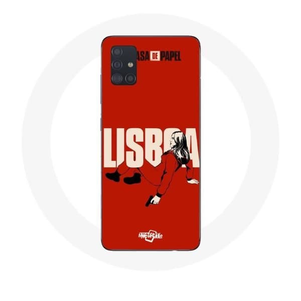Coque - La casa de papel - Samsung Galaxy A71 - Blød - Rød - Beskyttelse