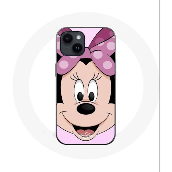 Coque - Maniacase - Iphone 14 Plus - Minnie Mouse - Silikon - Mjuk svart