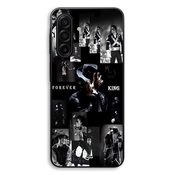 Mobilskal för Samsung Galaxy A56 Michael Jackson Forever King Maniacase Svart