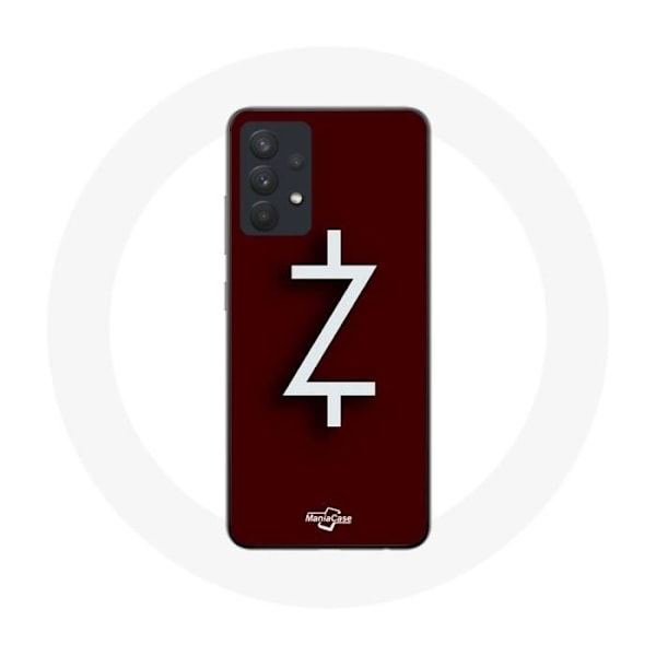 Coque för Samsung Galaxy A13 5G Ozark Säsong 4 Logga Z Vit Bakgrund Röd