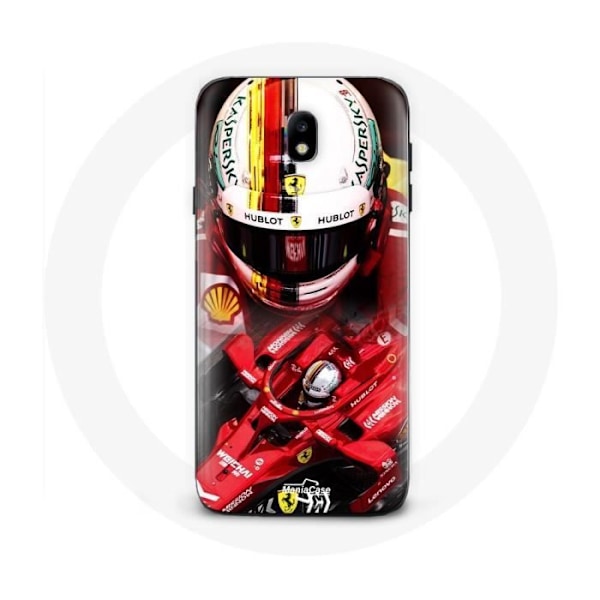 Coque för Samsung Galaxy J5 2017 Formel 1 Sebastian Vettel F1 Röd