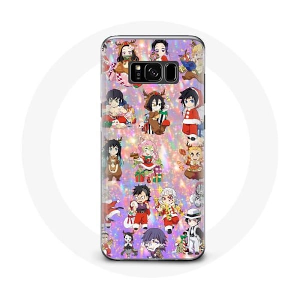 Coque för Samsung Galaxy S8 Plus Demon Slayer God Jul affischera julklappen