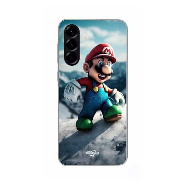 Coque - Mario - Galaxy A56 - Silikone - Blød - Sort Svart