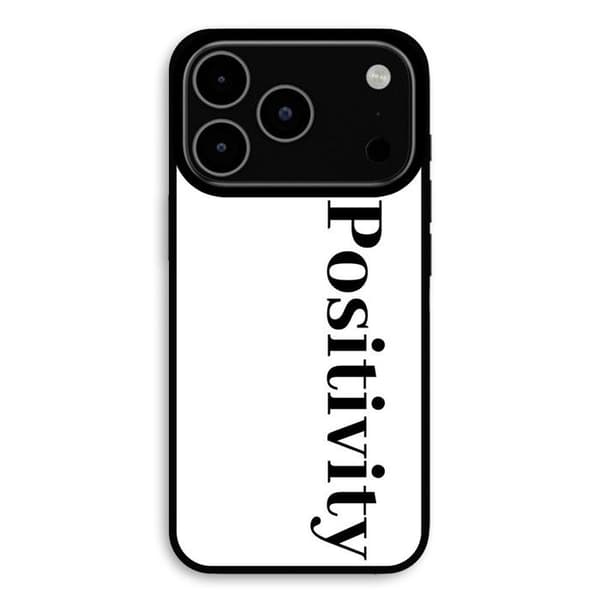 Coque Pour iPhone 17 Pro Positivity Maniacase Svart
