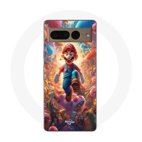 Coque Maniacase för Google Pixel 7 Pro Super Mario Bros filmen