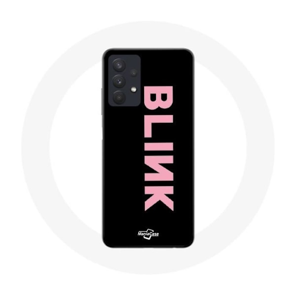 Coque - Maniacase - Samsung Galaxy A32 5G - Fandom Blackpink - Logotyp Ros - Flexibel svart