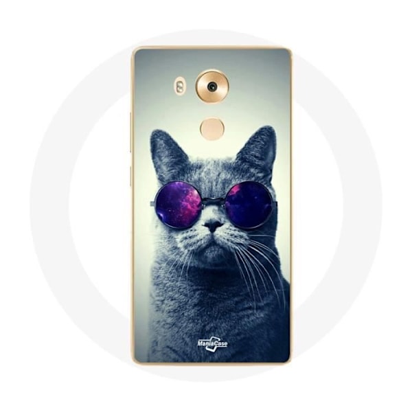 Coque för Huawei Mate 8 Chat glasögon Stil