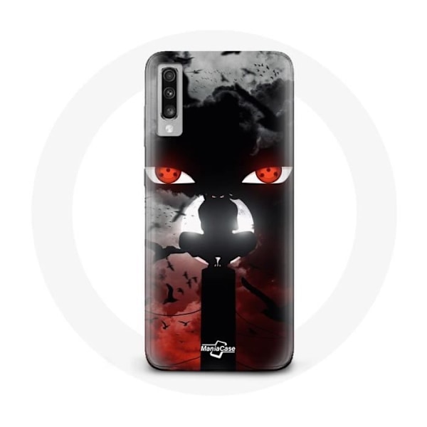 Coque för Samsung Galaxy A70 Itachi Uchiwa Naruto Anime konst