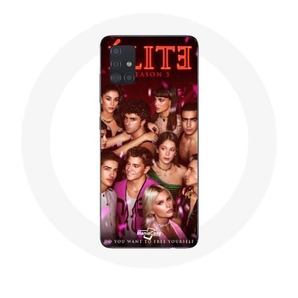 Coque för Samsung Galaxy A51 Elite serie säsong 5 utrustning skådespelarp netto par.