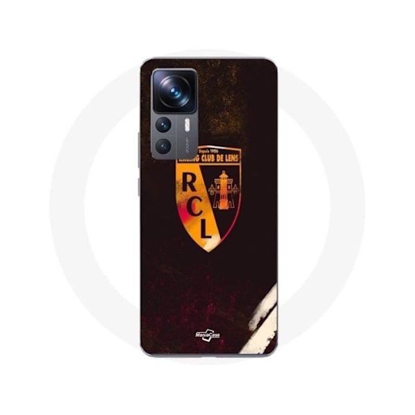 Coque - Maniacase - Xiaomi 12T - Silikon - Mjuk - Rcl lins orange svart bakgrund svart