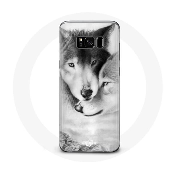 Coque för Samsung Galaxy S8 plus Varg Duo djur