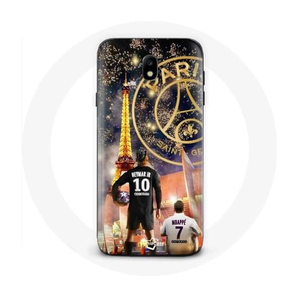 Skydd för Samsung Galaxy J5 2017 PSG Neymar och Mbappé God Jul