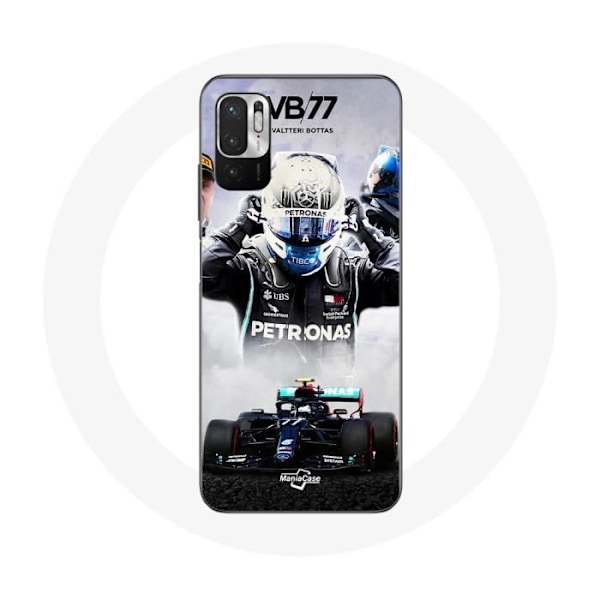 Coque för Xiaomi Redmi Note 10 5G Formel 1 Valtteri Bottas F1-förare Svart
