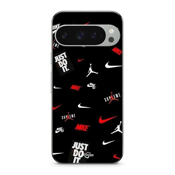 Coque - MANIACASE - Google Pixel 9 Pro - Mjuk - Silikon - NIKE JORDAN Svart
