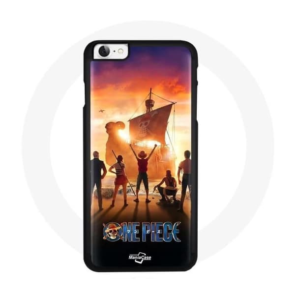 Cover - Maniacase - Iphone 4 - One Piece - Silikone - Blød svart