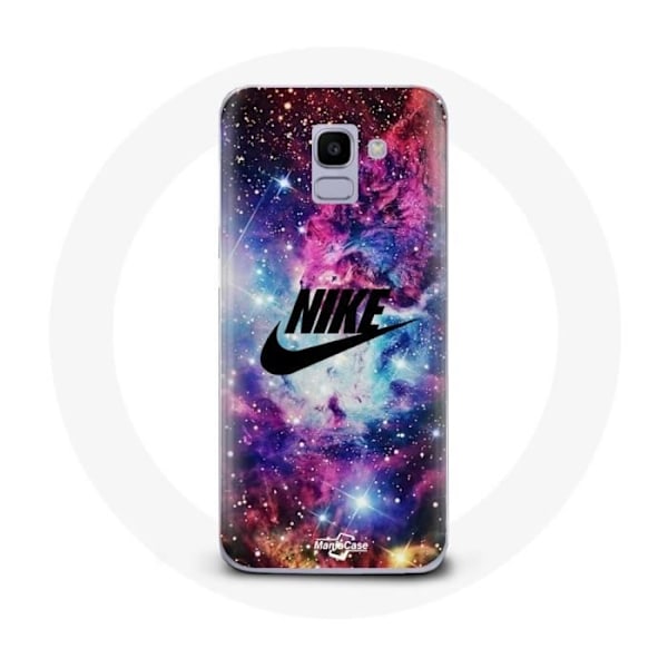Coque för Samsung Galaxy A8 2018 Nike-logotyp Färgglansigt Utrymme