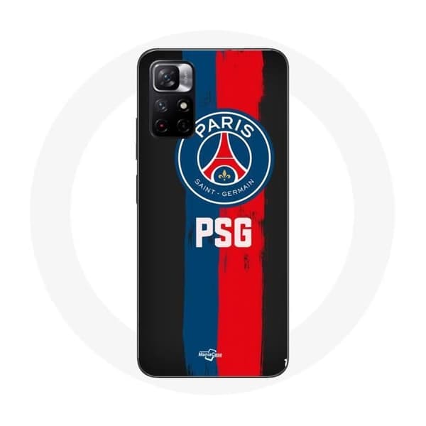 Cover - MANIACASE - Redmi Note 11 5G - Sort - Paris Saint Germain - Blød Svart
