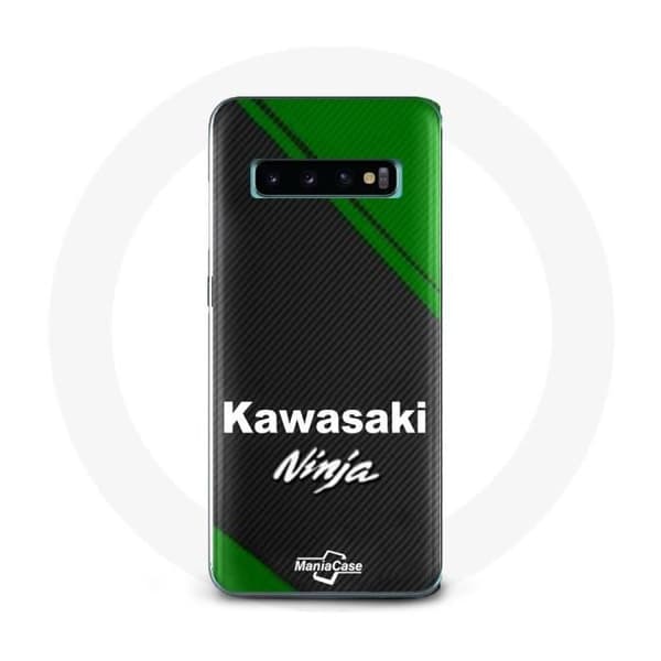 Kotelo Samsung Galaxy S10 Plus Kawasaki Ninja -logolla