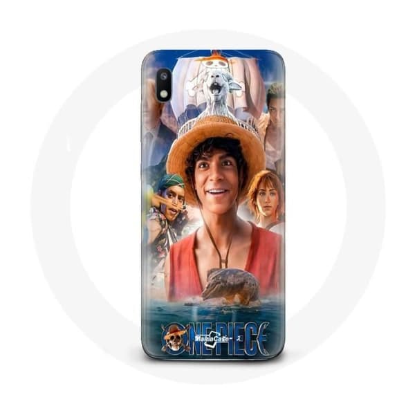 Coque - Maniacase - Samsung Galaxy A10 - One Piece Luffy - Blød - Sort