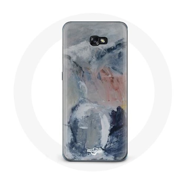 Coque för Samsung Galaxy A5 Abstract grå textur bakgrund