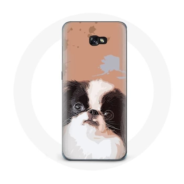 Skydd för Samsung Galaxy A5 2016 Japansk Spaniel Svart och Vit Hundras