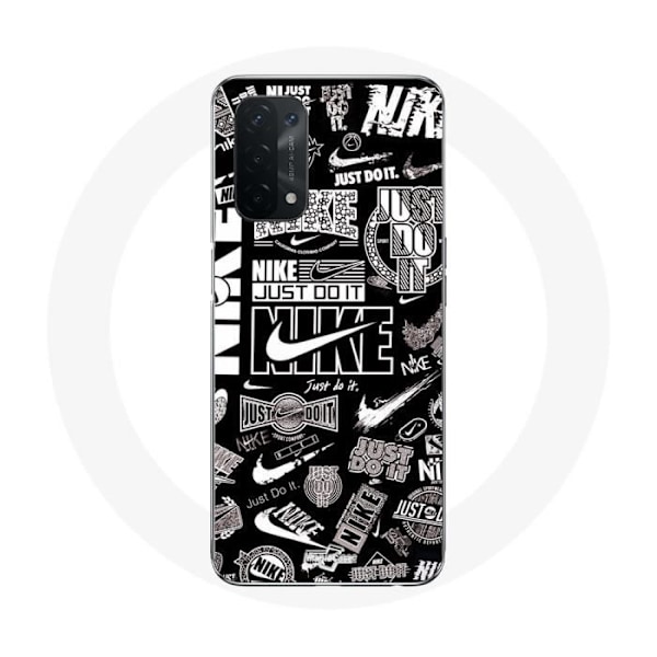 Coque för Oppo A74 5G Nike-logotyp Multicolor Just Do It