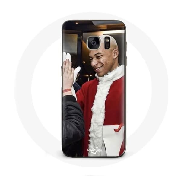 Coque pour Samsung Galaxy S7 Edge Mbappé Jalkapallo Hyvää joulua