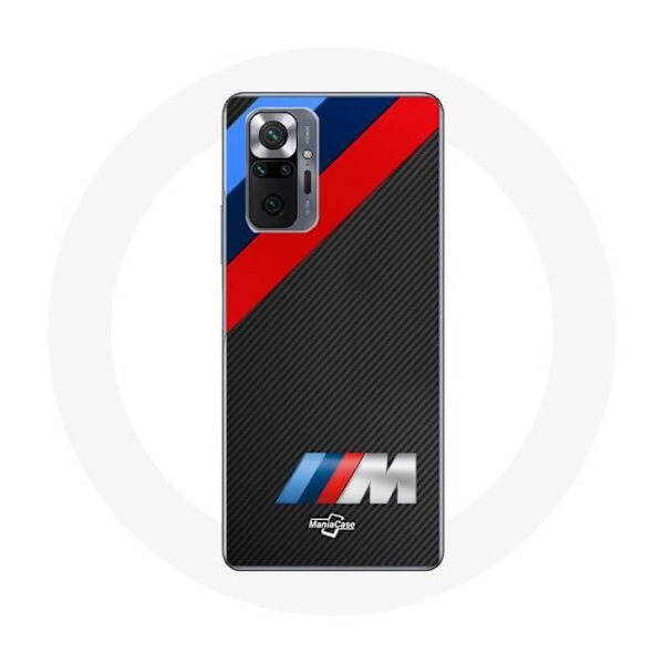 Coque för Xiaomi Redmi Note 10 Pro BMW M Logotyp kolfiber