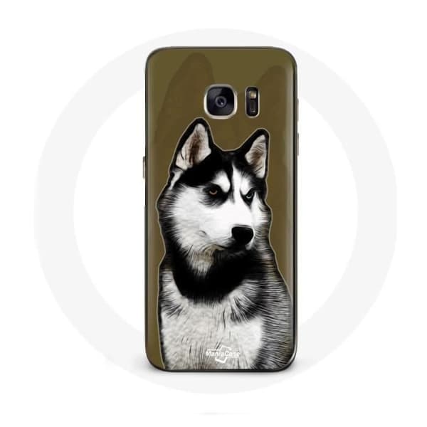 Siberian Husky cover til Samsung Galaxy S7 Edge
