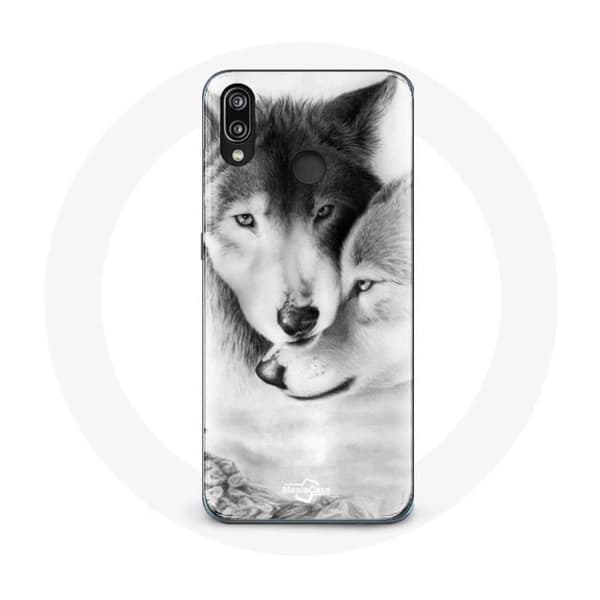 Cover til Huawei P20 Lite Ulv Duo dyr