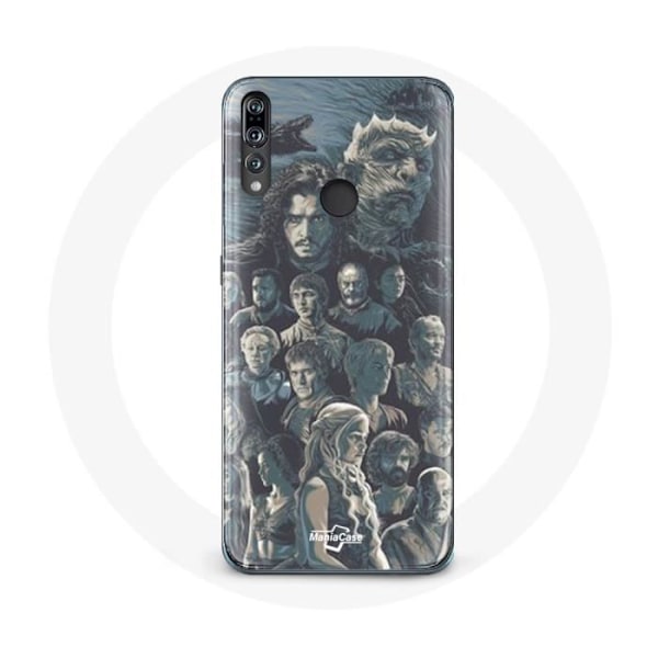Skyddsfodral - Huawei - P30 Lite - Game of Thrones - Stötskydd - Flexibel grå Grå
