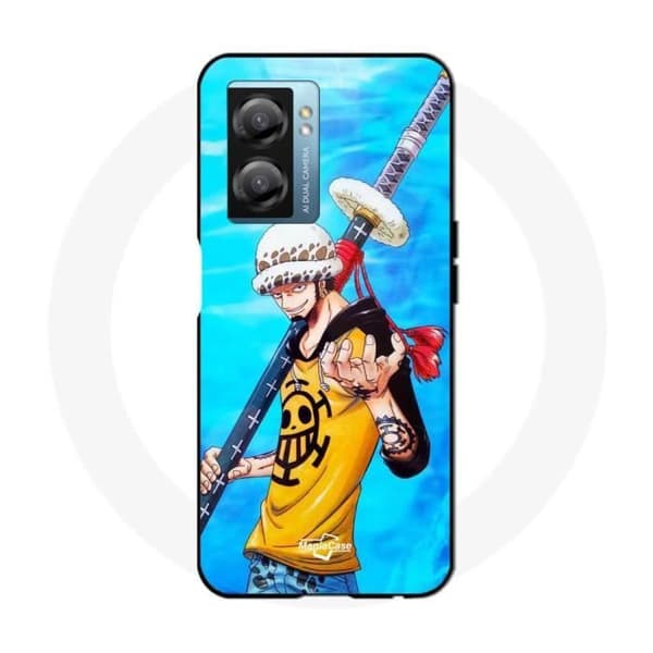 Coque - Maniacase - Narzo 50 5G - Anime One Piece - Blød - Sort