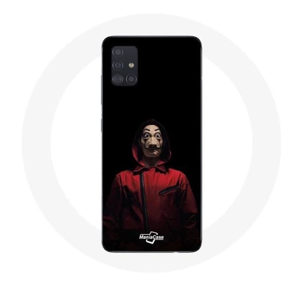 Coque - La casa de papel - Samsung Galaxy A51 - Blød - Sort - Beskyttelse Svart