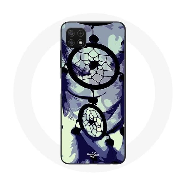 Cover til Samsung Galaxy A22 5G Drømmefanger lilla grå og sort