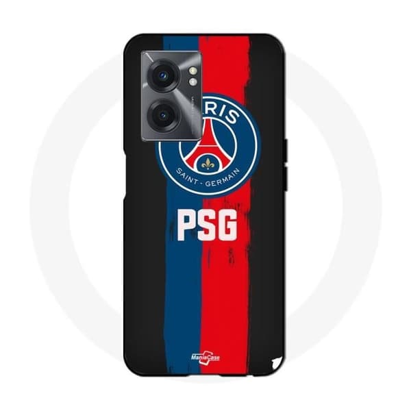 Coque - MANIACASE - Realme V23 - Sort - Paris Saint Germain - Blød Svart
